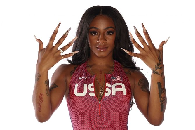 WATCH: Sha'Carri Richardson flexes new custom-made nails at Prefontaine Classic