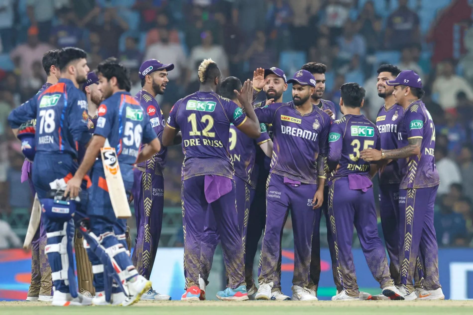 Kolkata registered a comprehensive victory over Lucknow on Sunday. (Pic: BCCI/ iplt20.com)