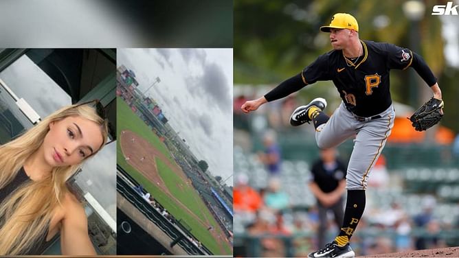 In Photos: Paul Skenes' girlfriend Olivia Dunne joins crowd to watch baseball at Louisville Slugger Field