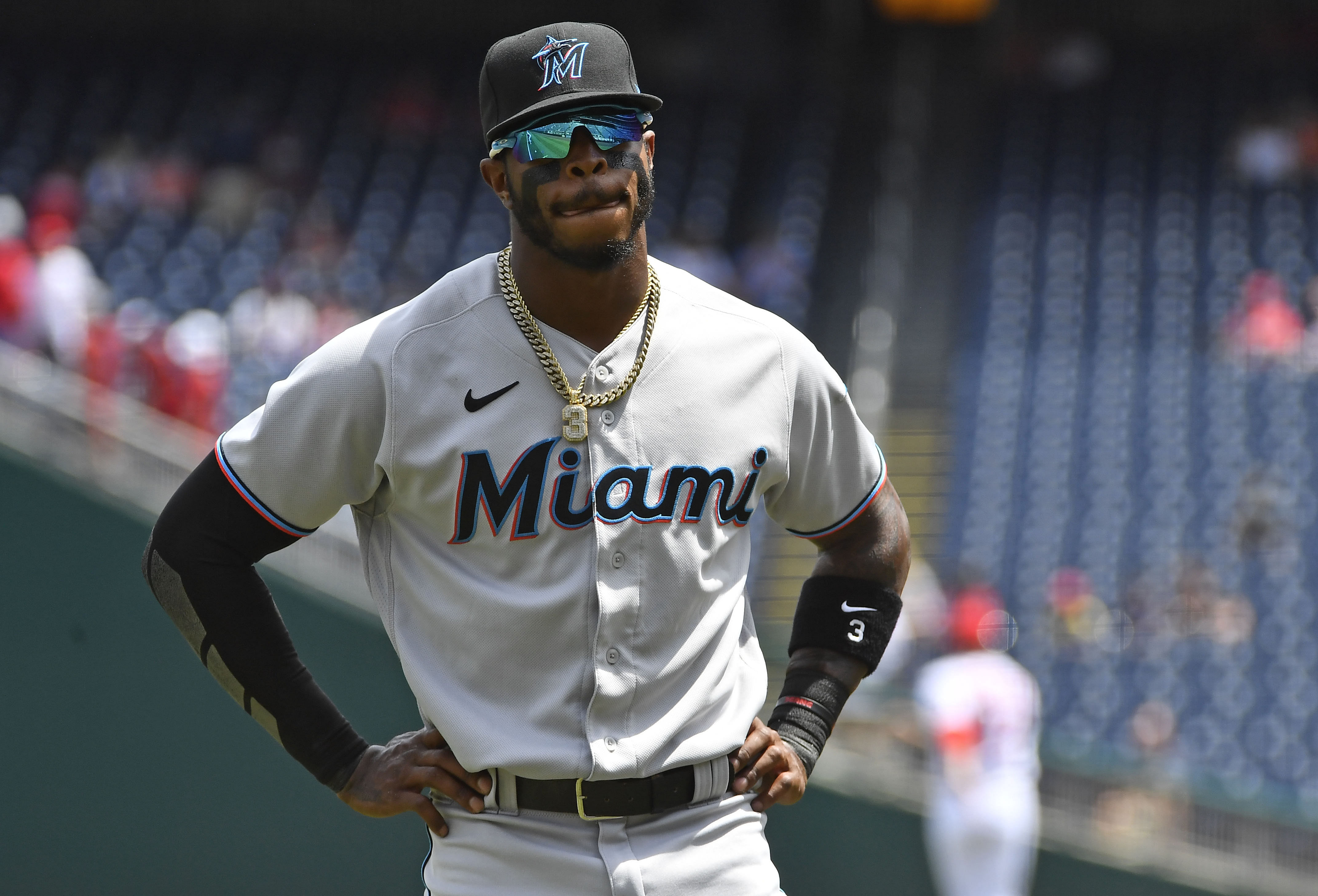 Former Miami Marlins star Monte Harrison