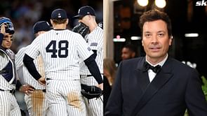 Watch: Jimmy Fallon and Lorne Michaels spotted enjoying the Yankees vs Mariners game