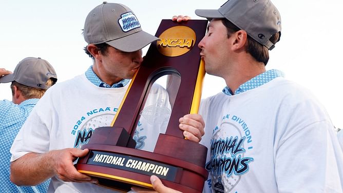 WATCH: Auburn Tigers win their first NCAA Men's Golf Championship despite J.M Butler missing final putt