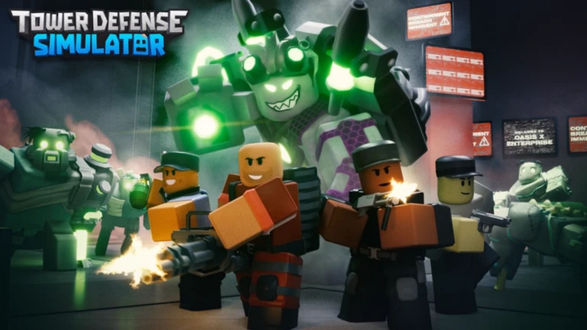 Official Tower Defense Simulator cover (Image via Roblox)