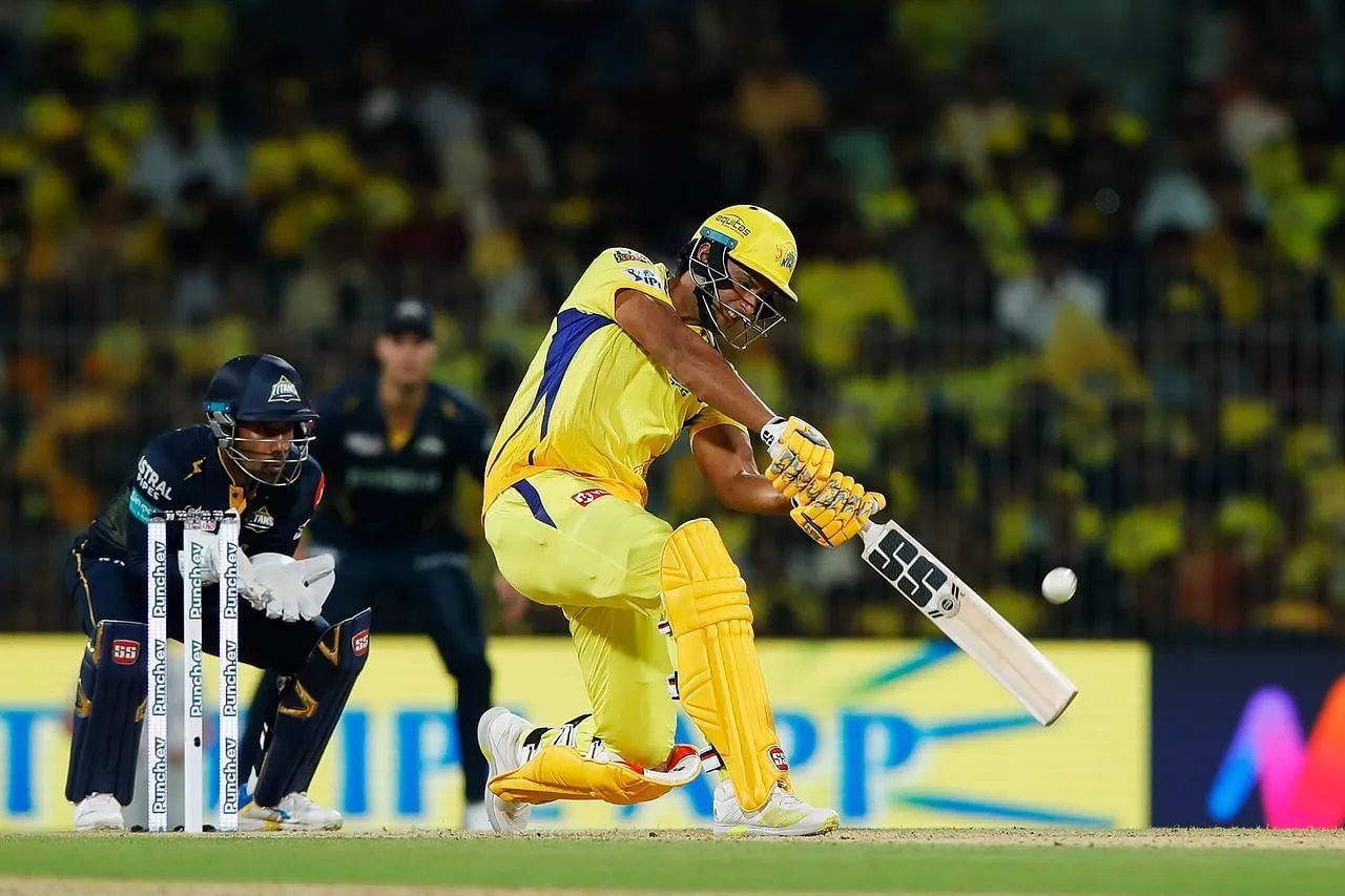 Shivam Dube smashed a 23-ball 51 in CSK&#039;s home game against GT. [P/C: iplt20.com]
