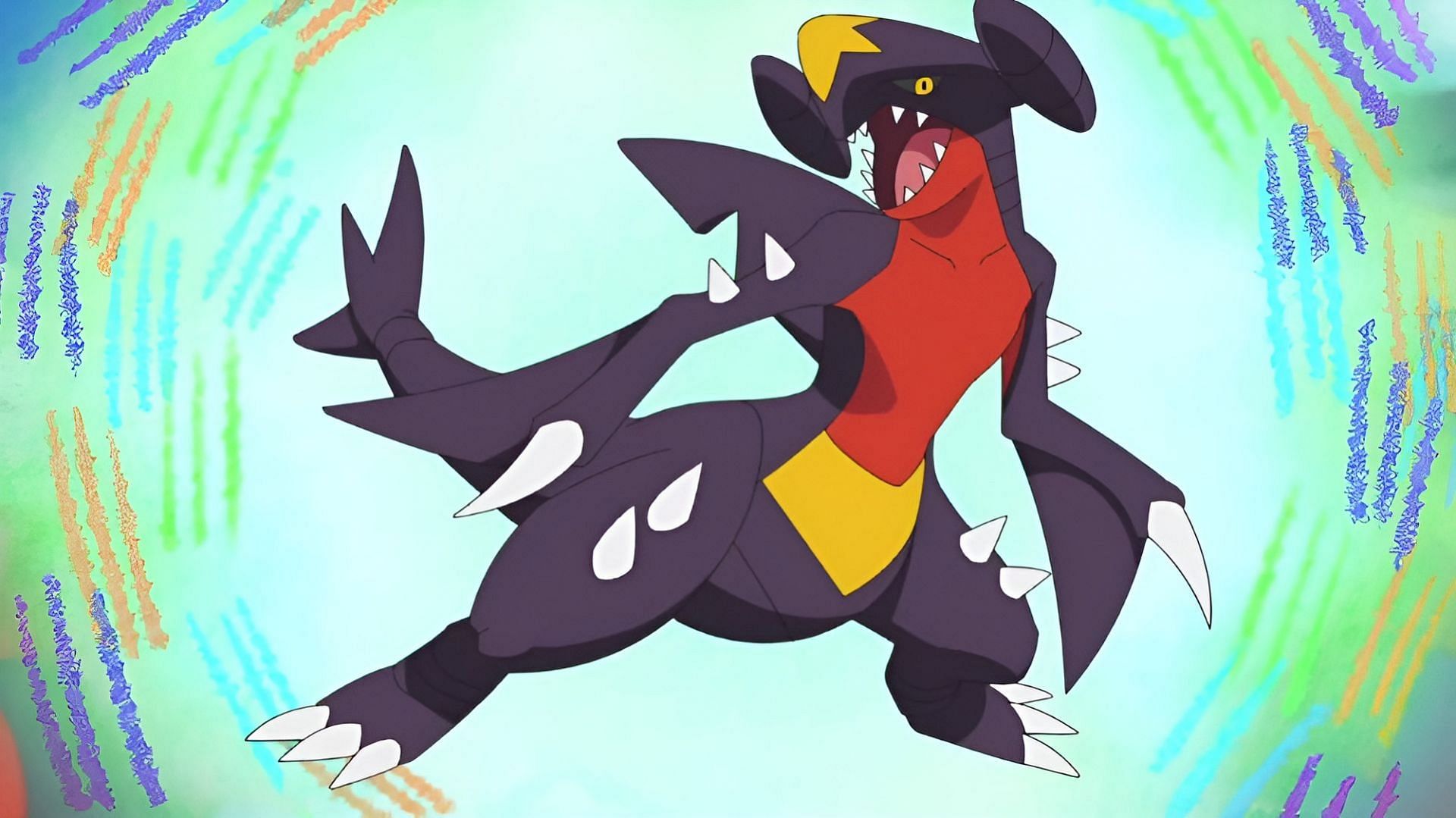 Garchomp is one of many menaces to Stakataka (Image via The Pokemon Company)
