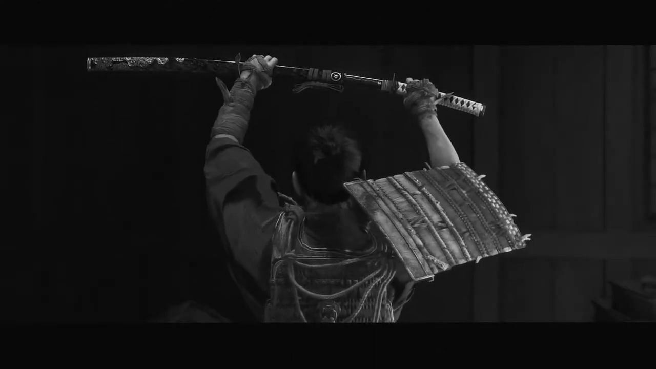 Albeit who can resist playing the game in a filter that gives you the feeling you get after watching Seven Samurai (Image via Sucker Punch)