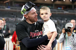 WATCH: When Freddie Freeman's son Charlie hilariously reacted to dad homering off his pitching during backyard baseball game