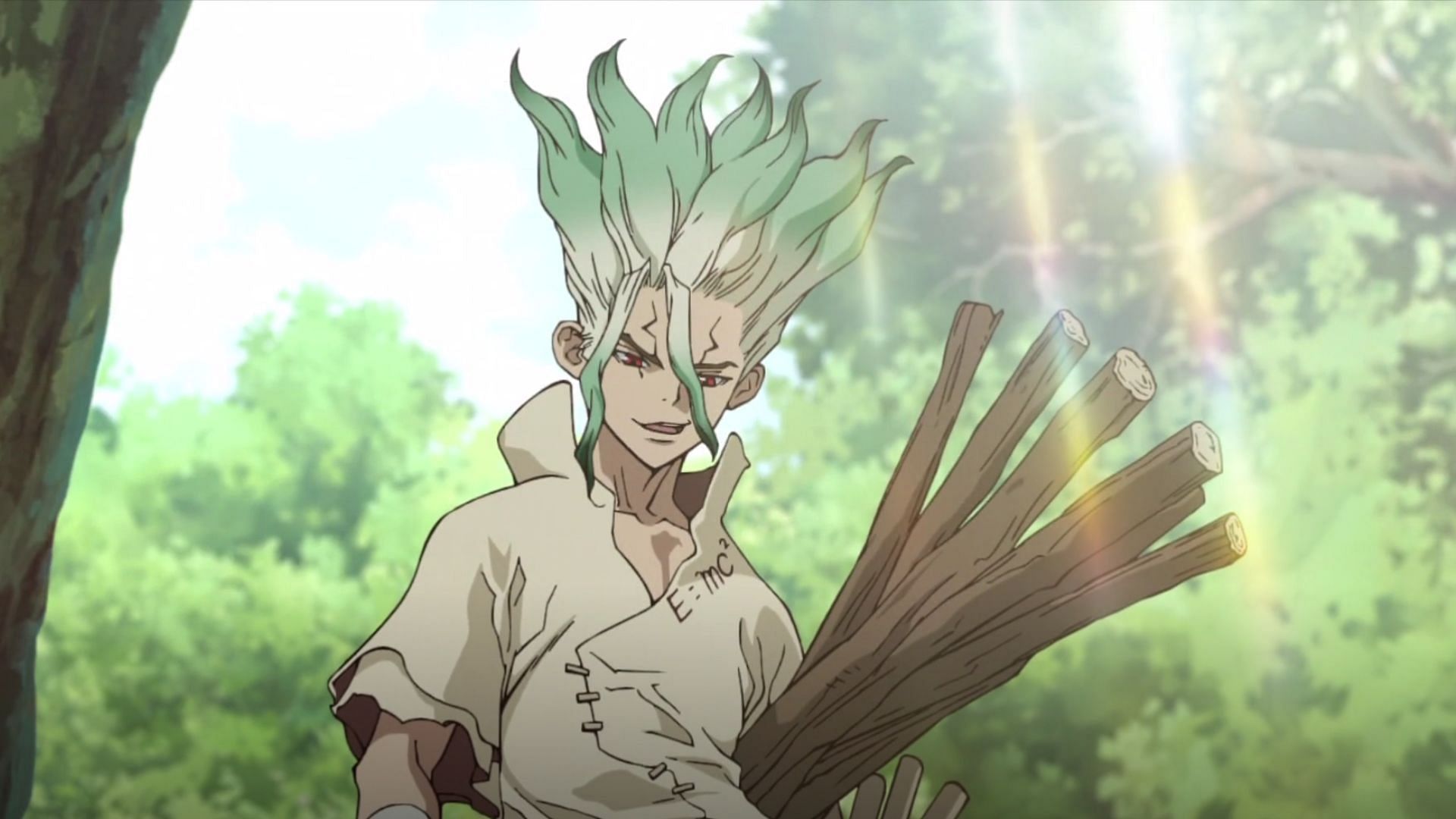 Senku Ishigami as seen in Dr Stone (Image via TMS Entertainment)