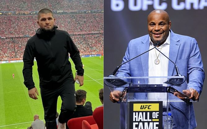 "Please give the credit that we deserve" - Daniel Cormier reacts as Khabib Nurmagomedov witnesses "historic" UEFA Champions League semi-final