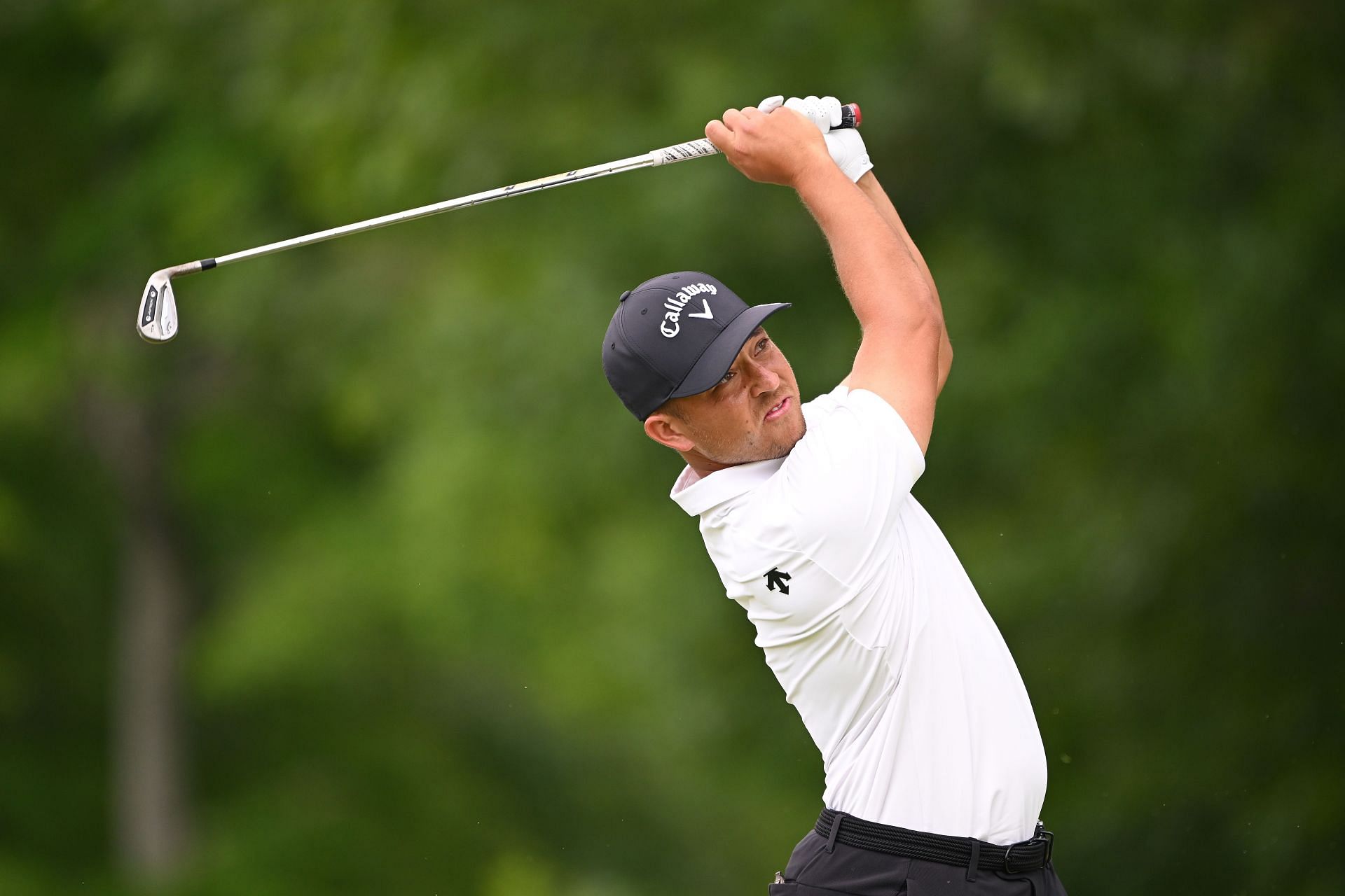 Xander Schauffele at 2024 PGA Championship - Round One (Photo by Ross Kinnaird/Getty Images)