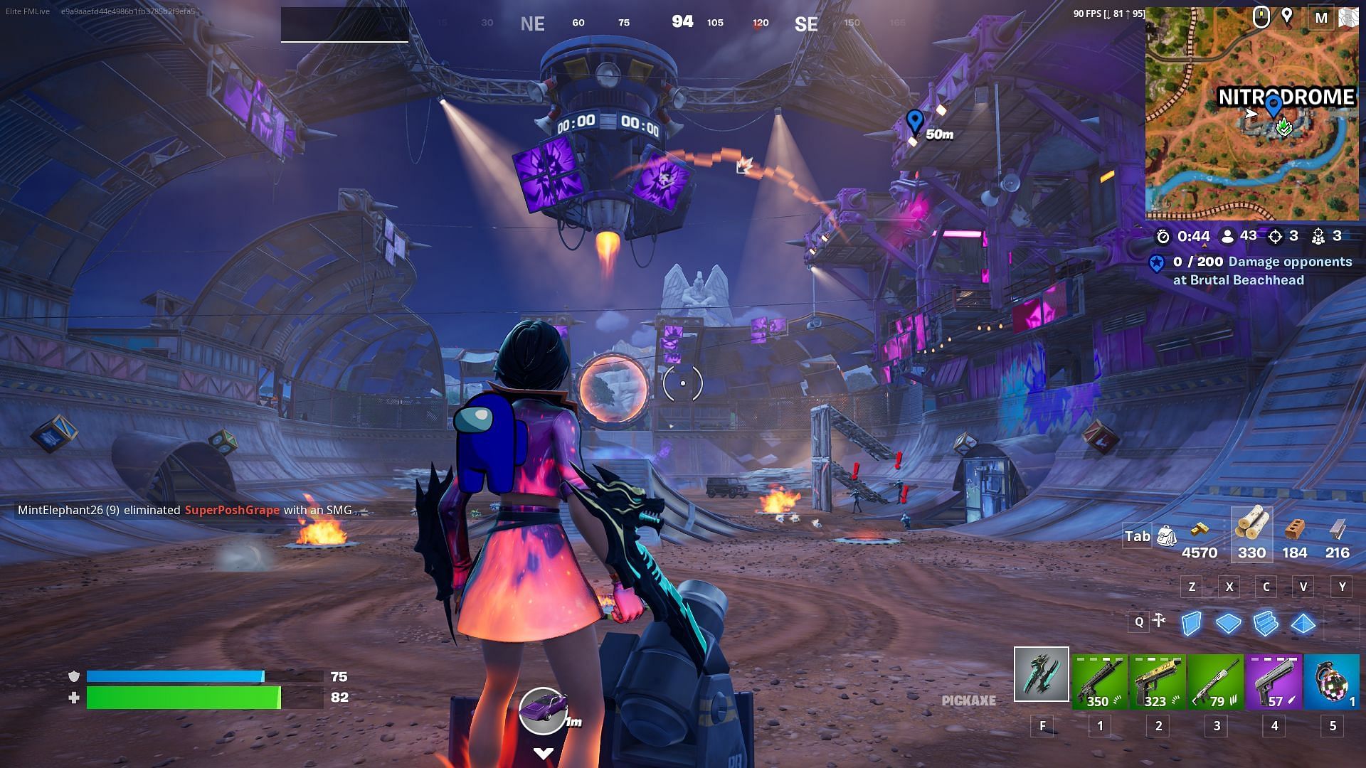 Nitrodrome is one of the most chaotic and loot-heavy locations on the map (Image Via Epic Games)
