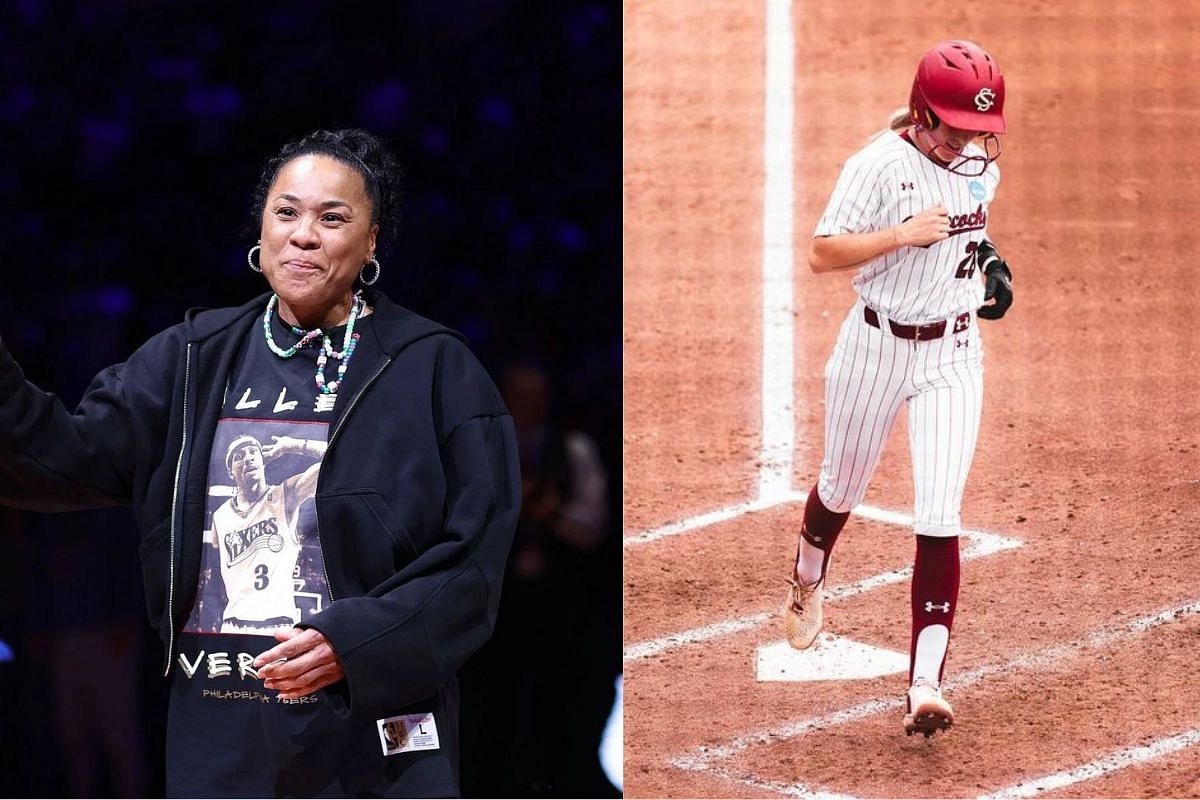 Dawn Staley hypes up South Carolina baseball crew as Gamecocks bag first NCAA Tournament game against Utah