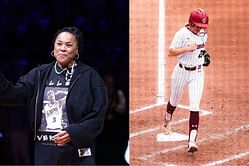 “Let’s freaking goooo” - Dawn Staley hypes up South Carolina baseball crew as Gamecocks bag first NCAA Tournament game against Utah