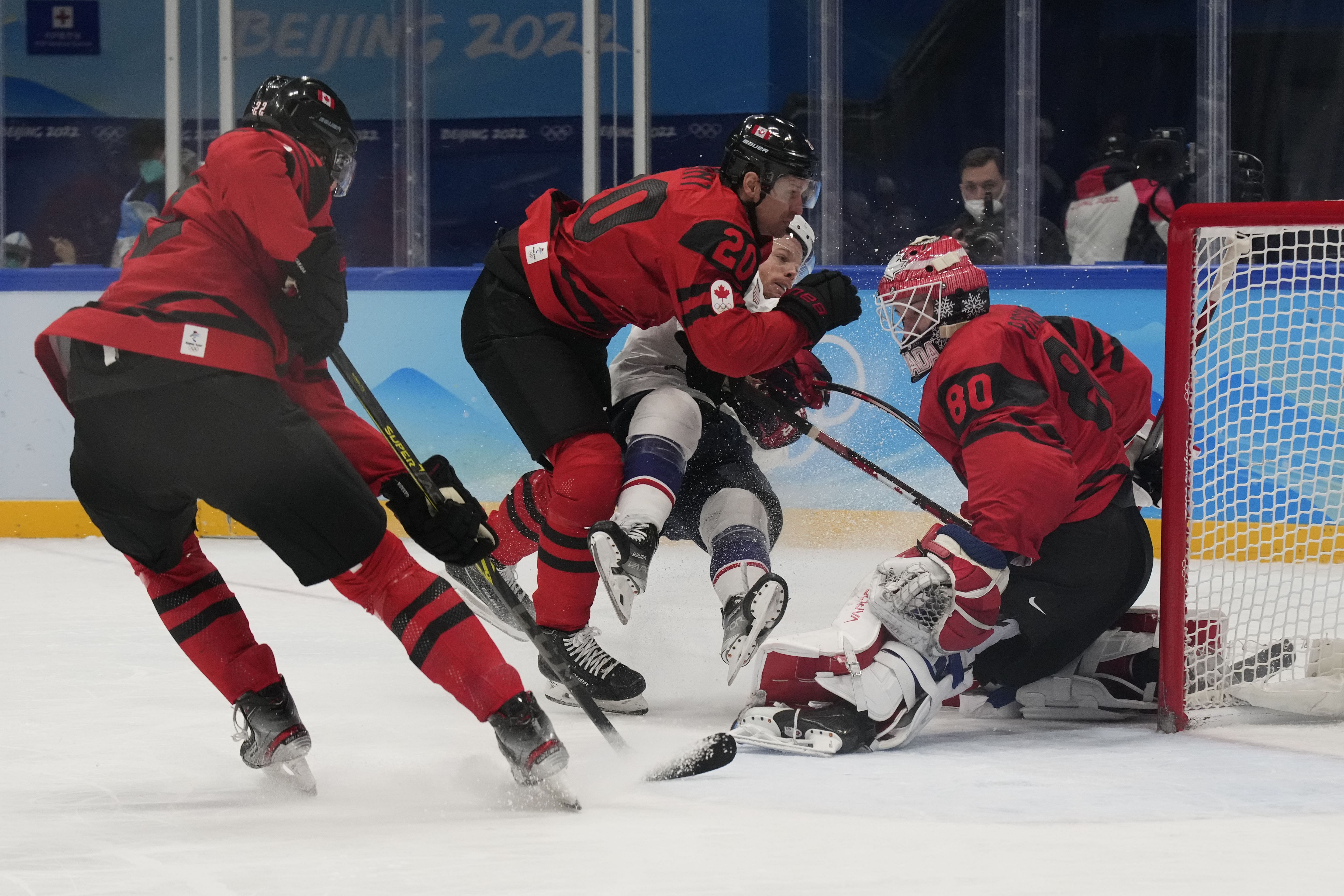 Olympics: Ice Hockey-Men Group A - CAN-USA