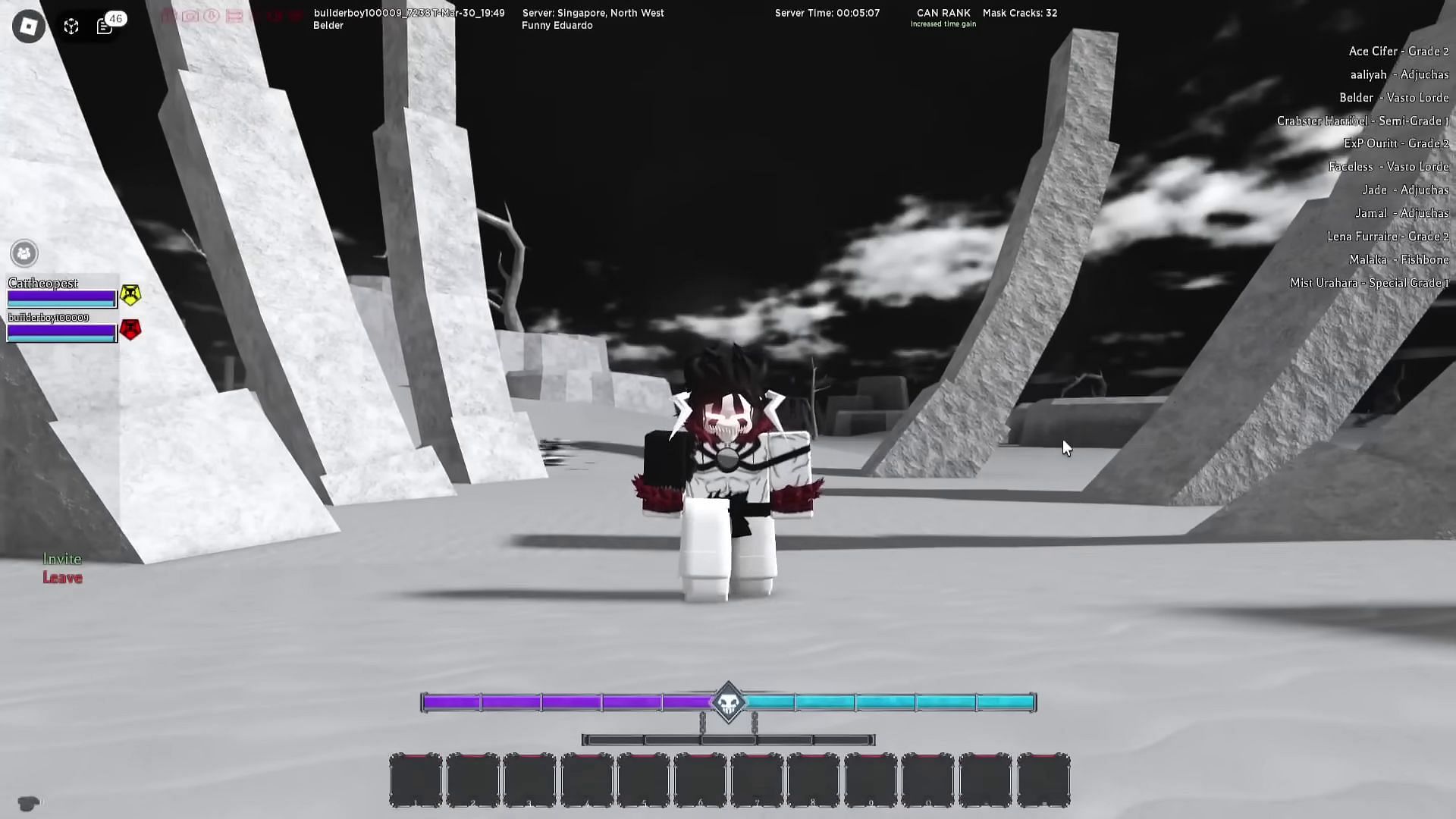 A newly transformed Vasto Lorde (Image via Roblox || Builderboy TV on YouTube)
