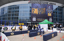 Kevin Bieksa claims Nashville's Bridgestone Arena bench layout is architecturally flawed thereby massively impacting flow of the game