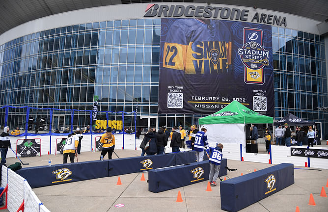 Kevin Bieksa claims Nashville's Bridgestone Arena bench layout is architecturally flawed thereby massively impacting flow of the game