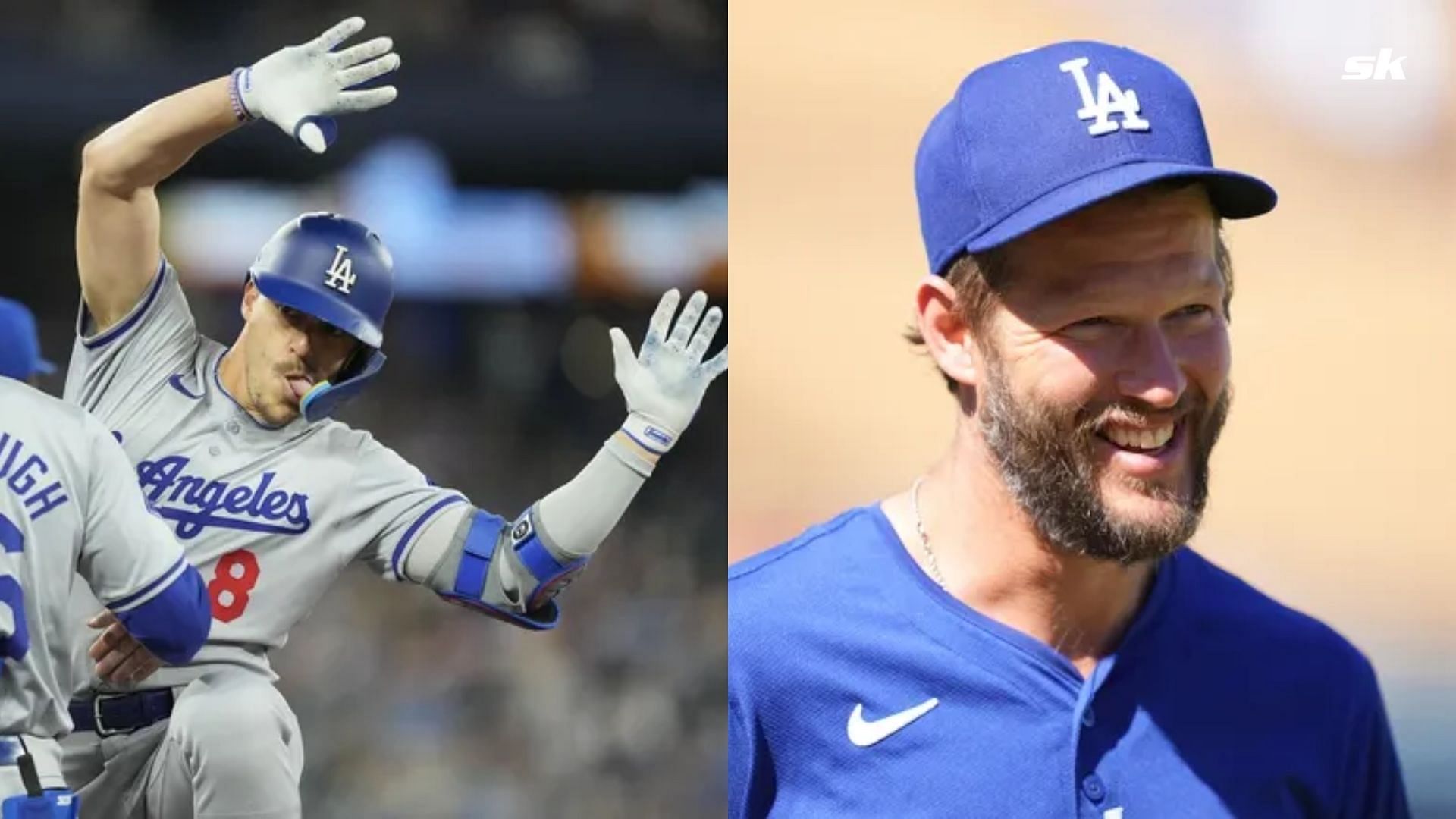 Los Angeles Dodgers Slugger Kik&eacute; Hernandez &amp; Pitcher Clayton Kershaw