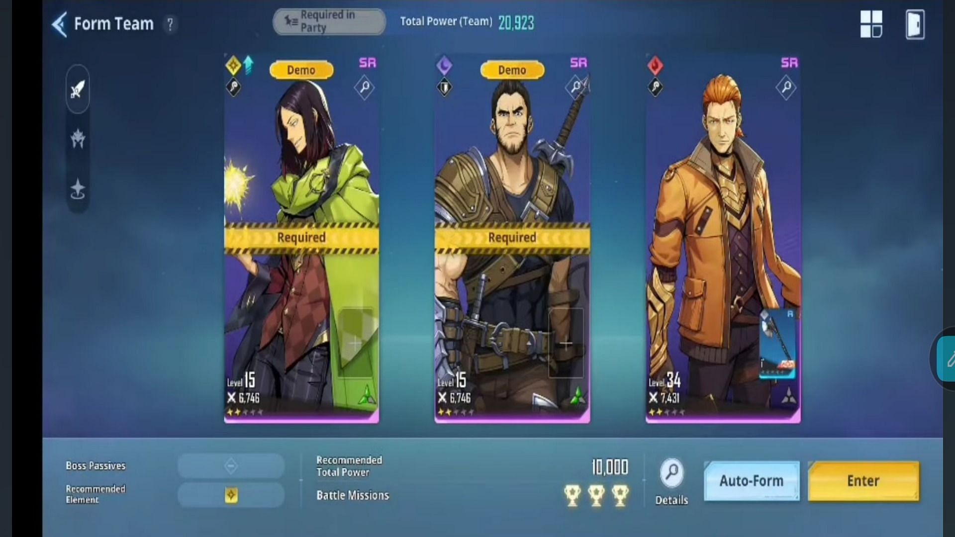 This can be a great team to complete the mission (Image via Netmarble)