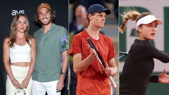 Tracking the progress of tennis couples at French Open 2024, ft. Stefanos Tsitsipas-Paula Badosa & Jannik Sinner-Anna Kalinskaya