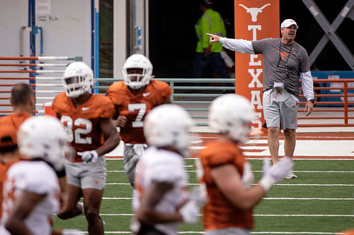 NCAA Football: Texas-Practice