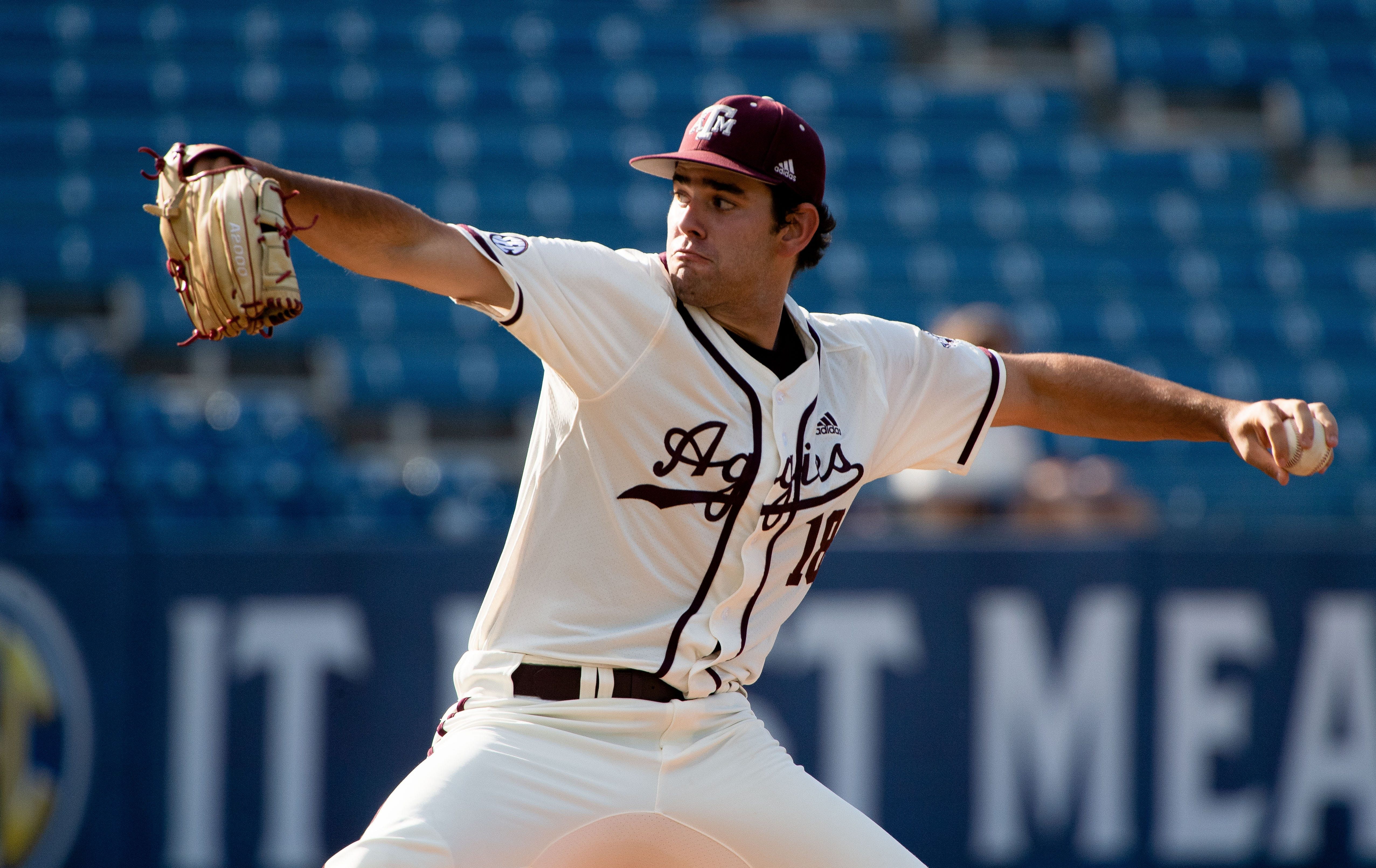 Texas A&amp;M lefty Ryan Prager is 8-0 with a 2.59 ERA this season.