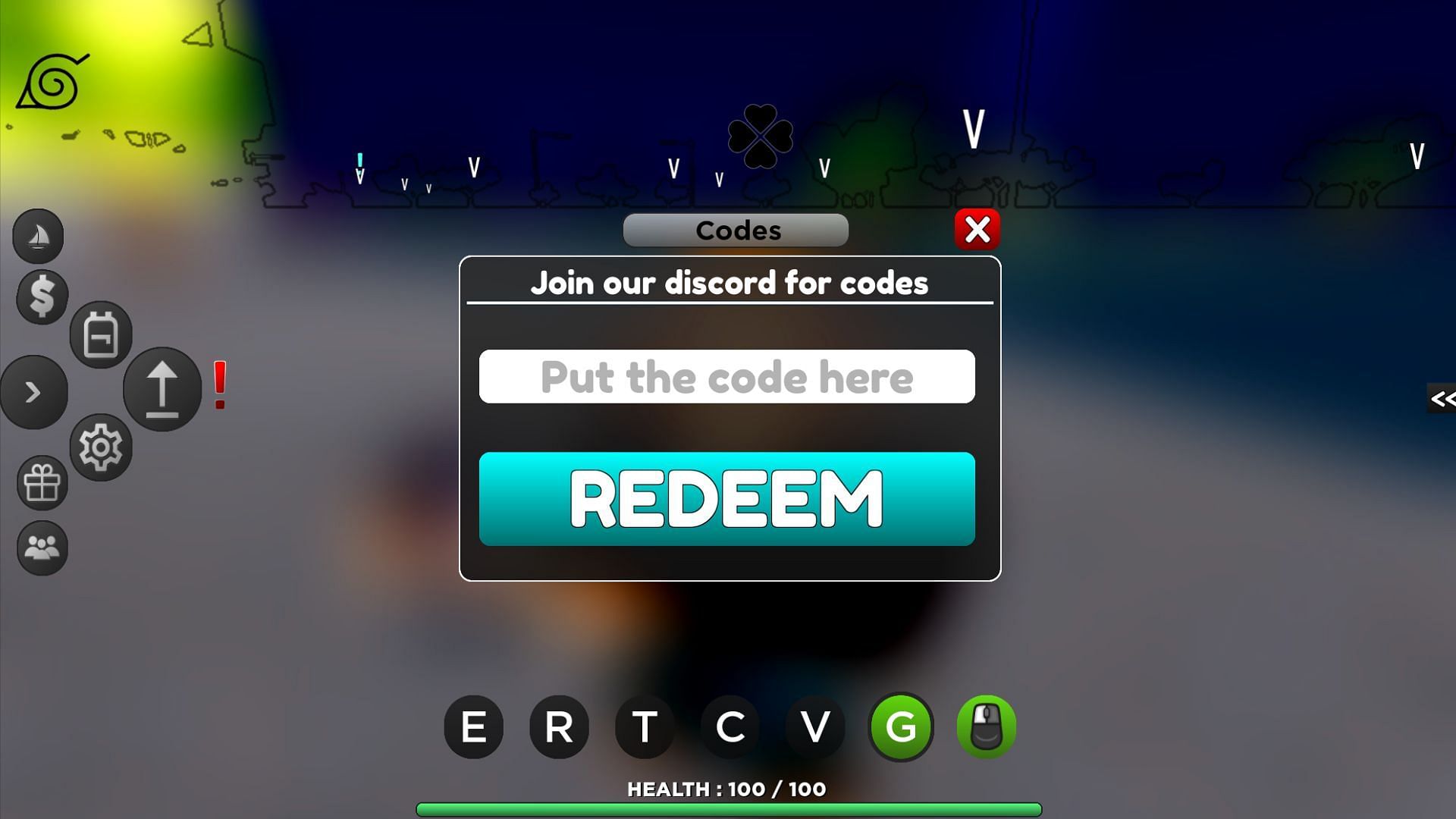 Redeem code here (Image via Roblox)