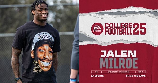 Youtuber Eric Ray declares Alabama’s QB Jalen Milroe 'hard to tackle' in the new EA Sports CFB 25 game