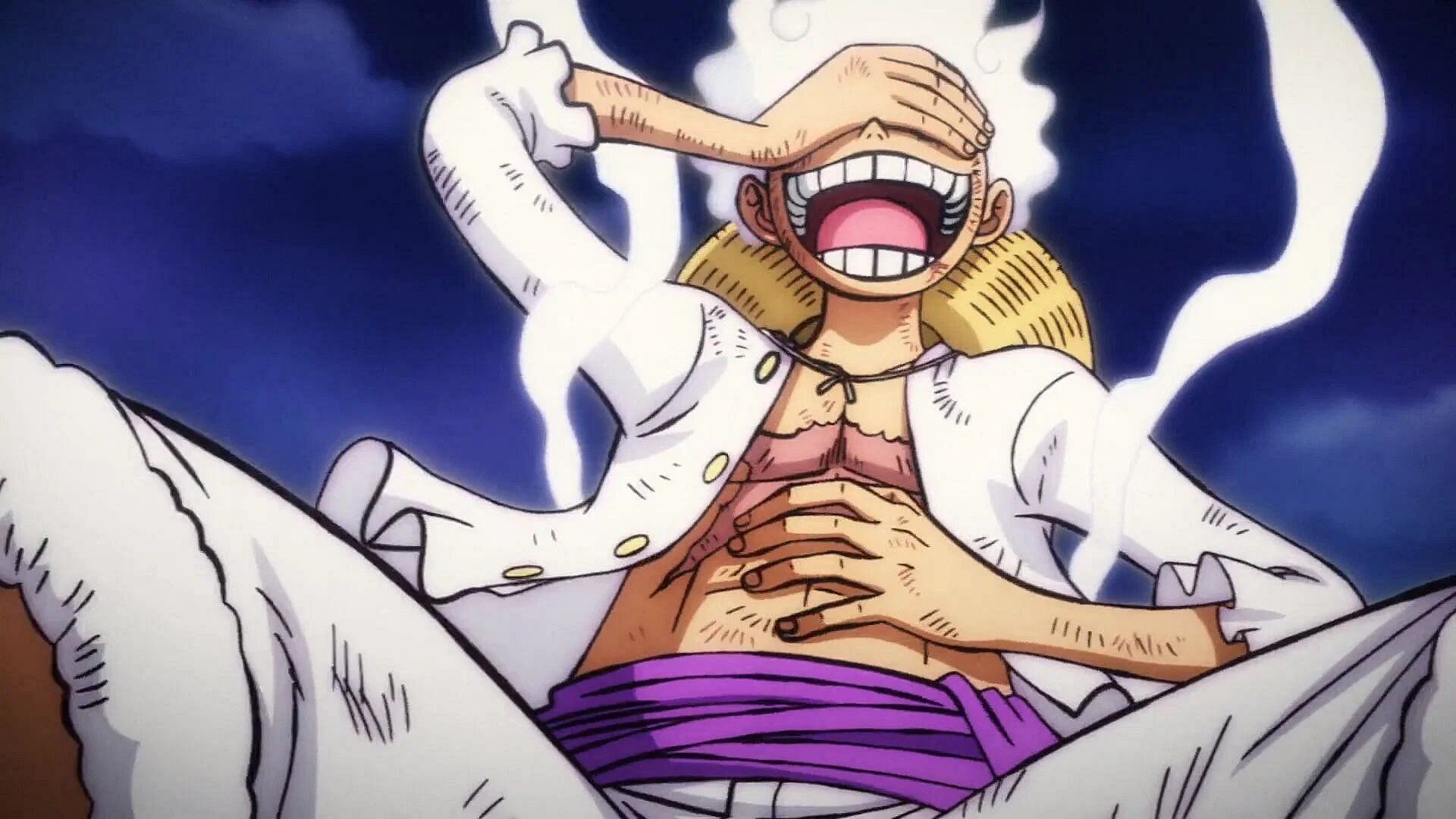 Gear 5 Luffy in the anime (Image via Studio Pierrot).