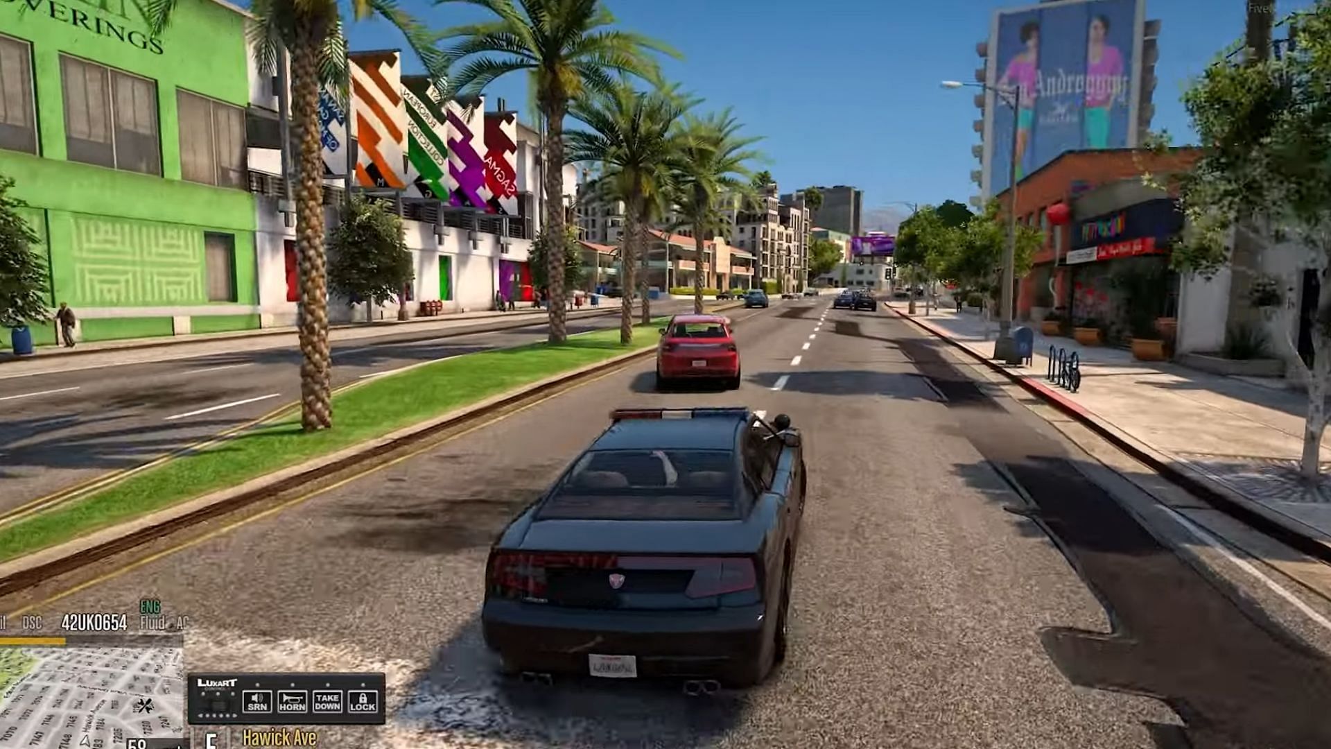 NVE is an amazing graphics mod for GTA 5 (Image via YouTube/WolfyGoinDark)