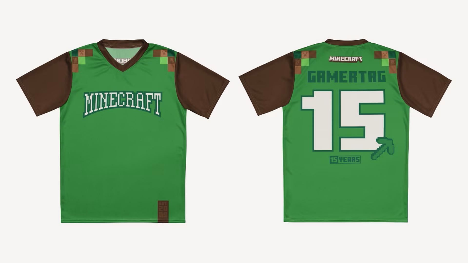 Limited edition merch for 15th anniversary (Image via Mojang Studios)