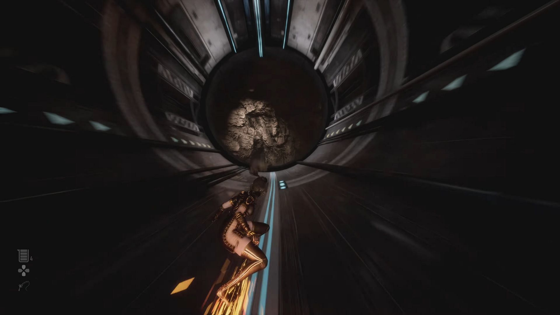 Eve&#039;s character during the side quest of The King of the Tunnel in Stellar Blade (Image via Sony Interactive Entertainment)