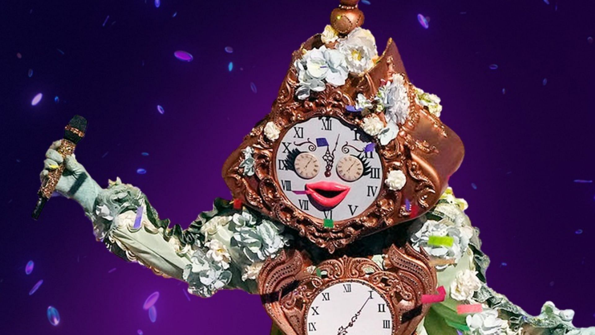 Image of the Clock from The Masked Singer (Image via Instagram 
