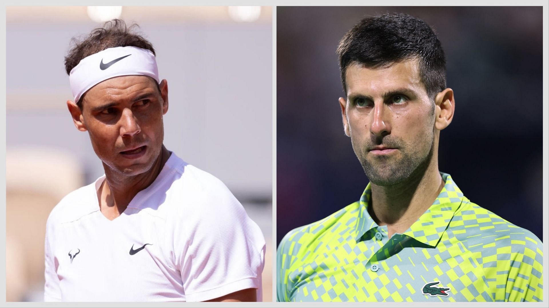 Rafael Nadal and Novak Djokovic (Source: Getty)