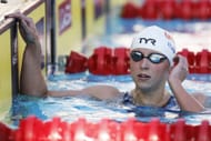 Katie Ledecky at the TYR Pro Swim Series Toyota US Open - Day 3