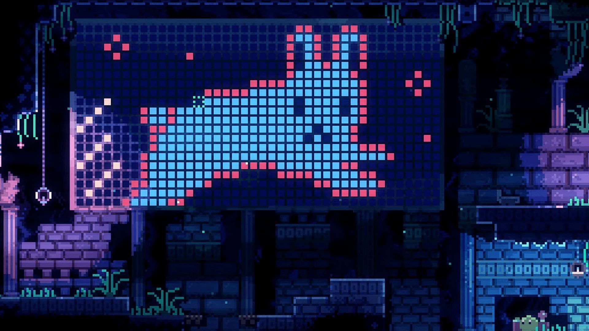 The Bunny Mural in Animal Well (Image via Bigmode)