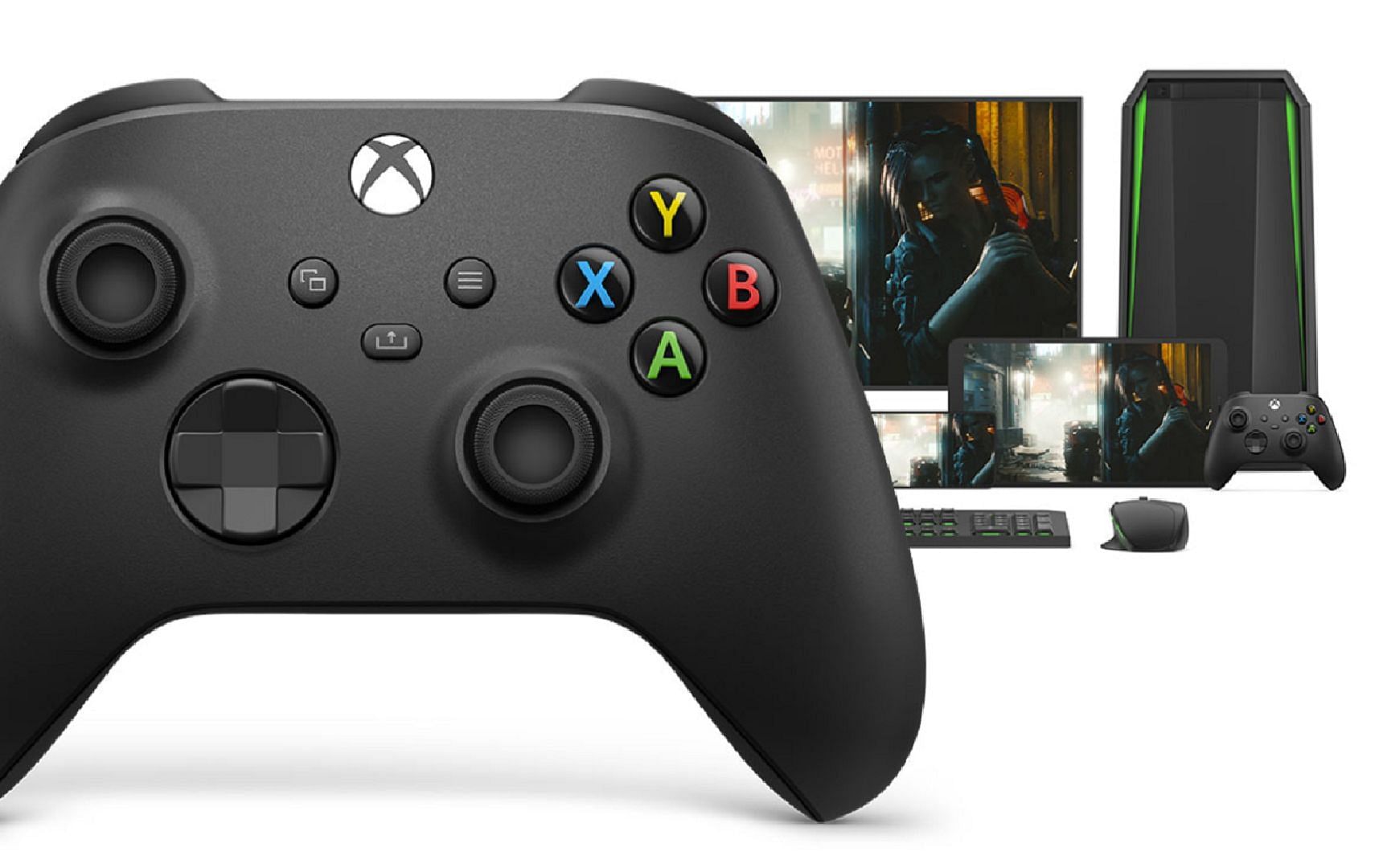 Picture of Xbox Controller hooked to a PC