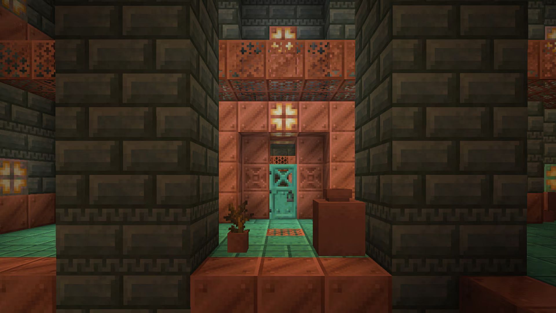 The trial chambers in Minecraft (Image via Mojang Studios)