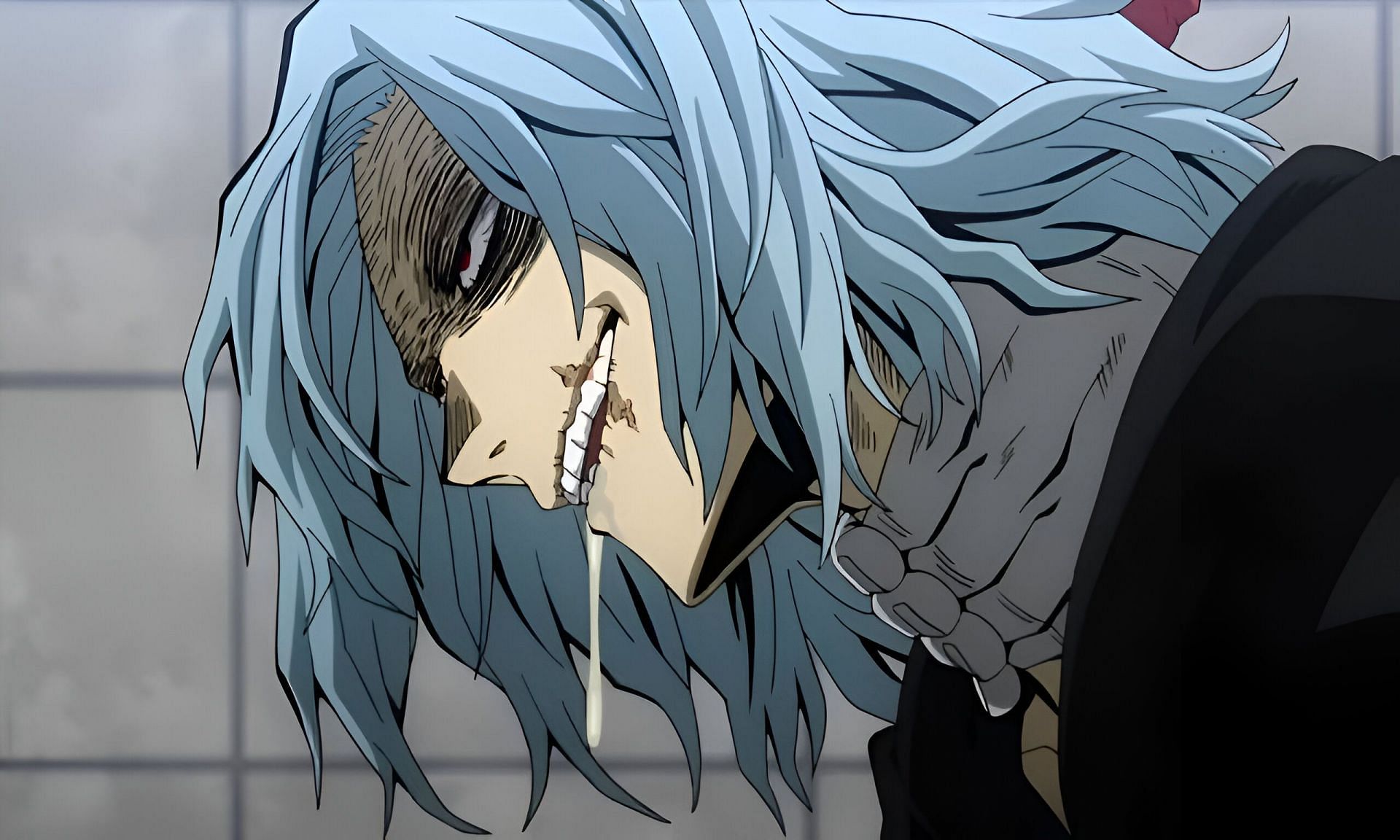 Tomura Shigaraki, as seen in the anime (Image via Bones)