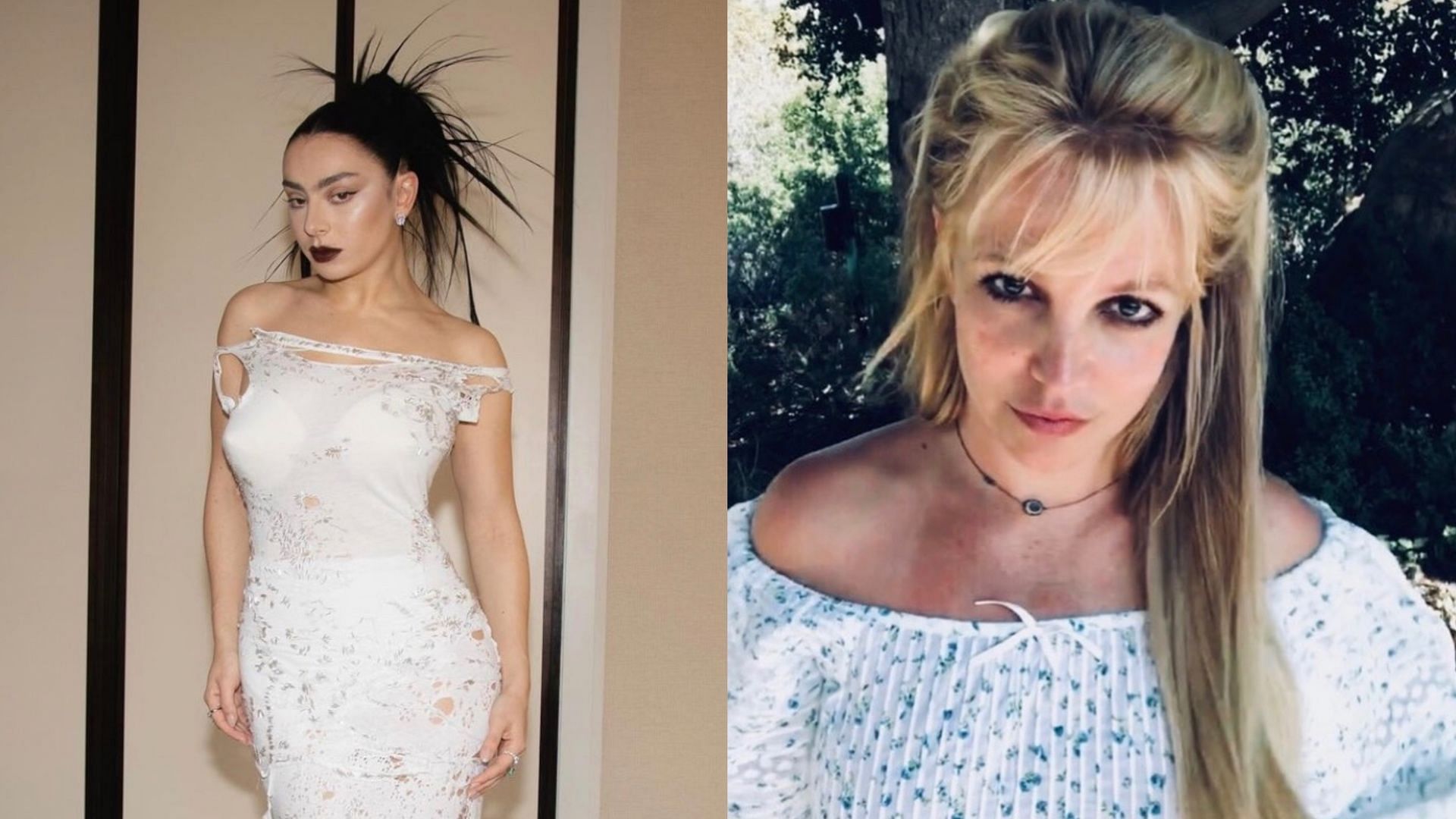 (Images via Instagram/@britneyspears &amp; @charli_xcx)