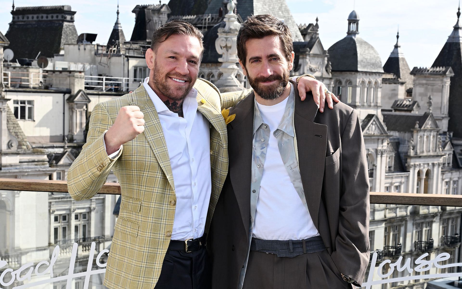 Conor McGregor (left) and Jake Gyllenhaal (right) piqued the attention of MMA fans and cinephiles alike with their exhilarating action sequences in &quot;Road House&quot; [Image courtesy: Getty Images]