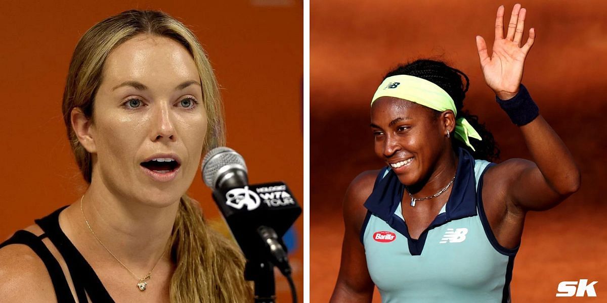 Danielle Collins lauded Coco Gauff following the latter