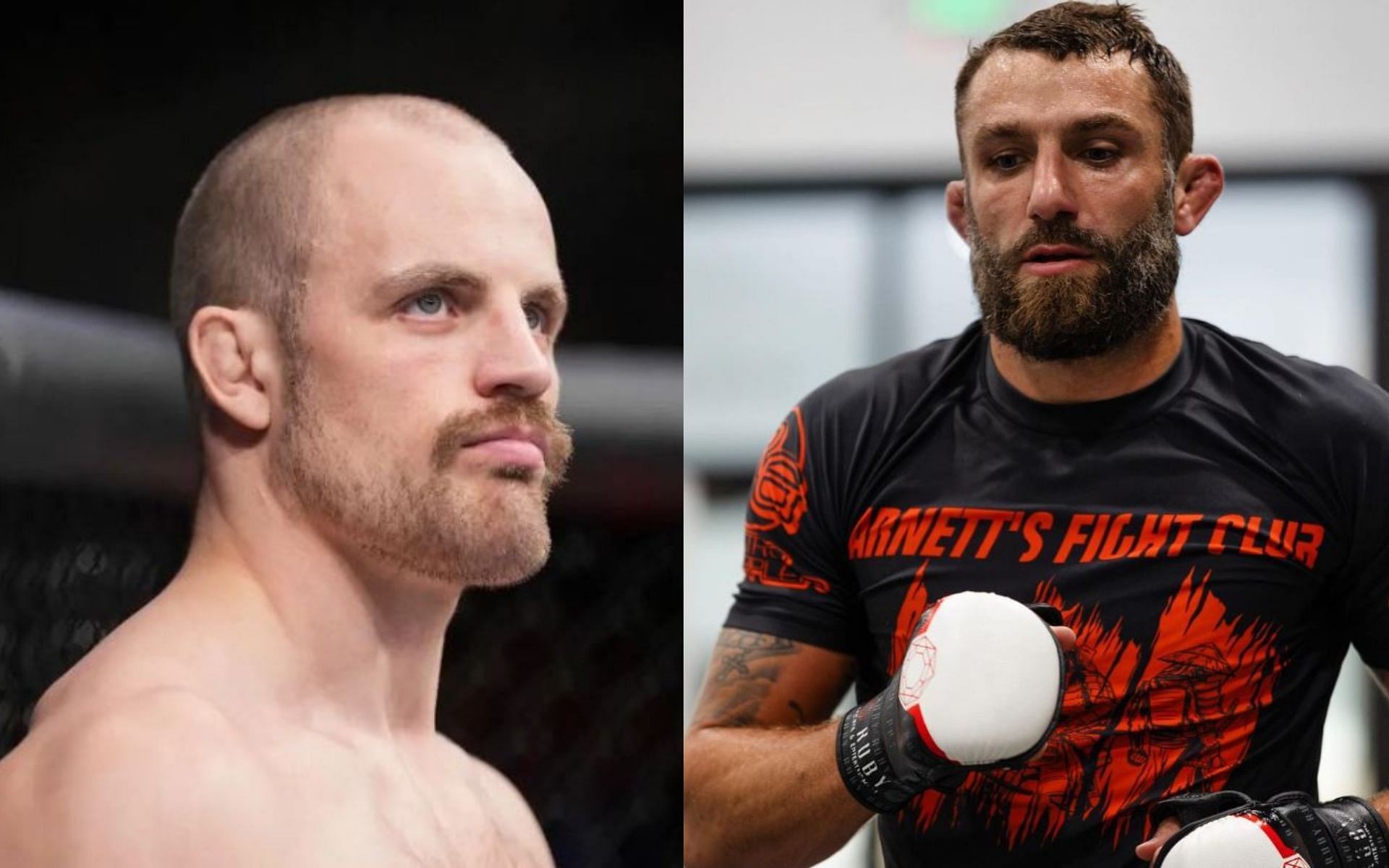 Fans speculate Gunnar Nelson (left) will face Michael Chiesa (right) in August. [Image credit: @gunnarnelson and @mikemav22 on Instagram]