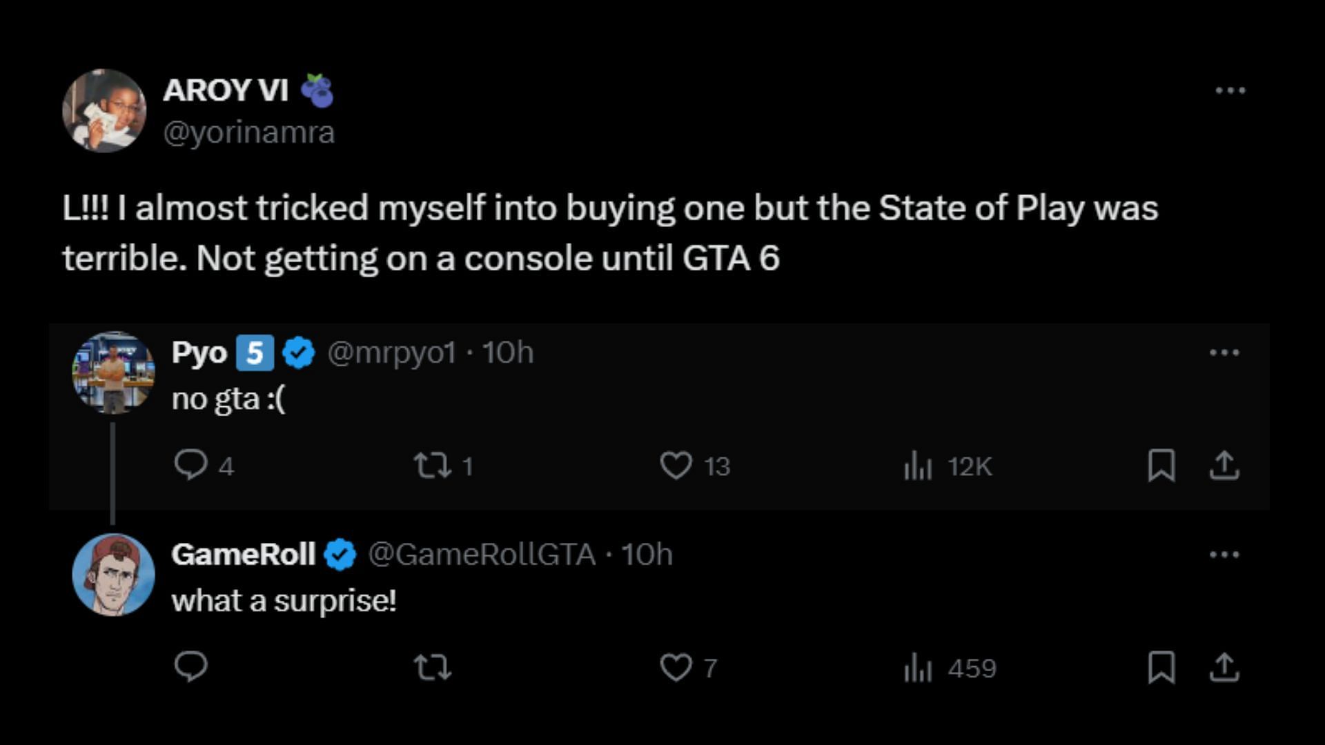 One of the main reasons fans watched the event was a second GTA 6 trailer reveal (Image via X)
