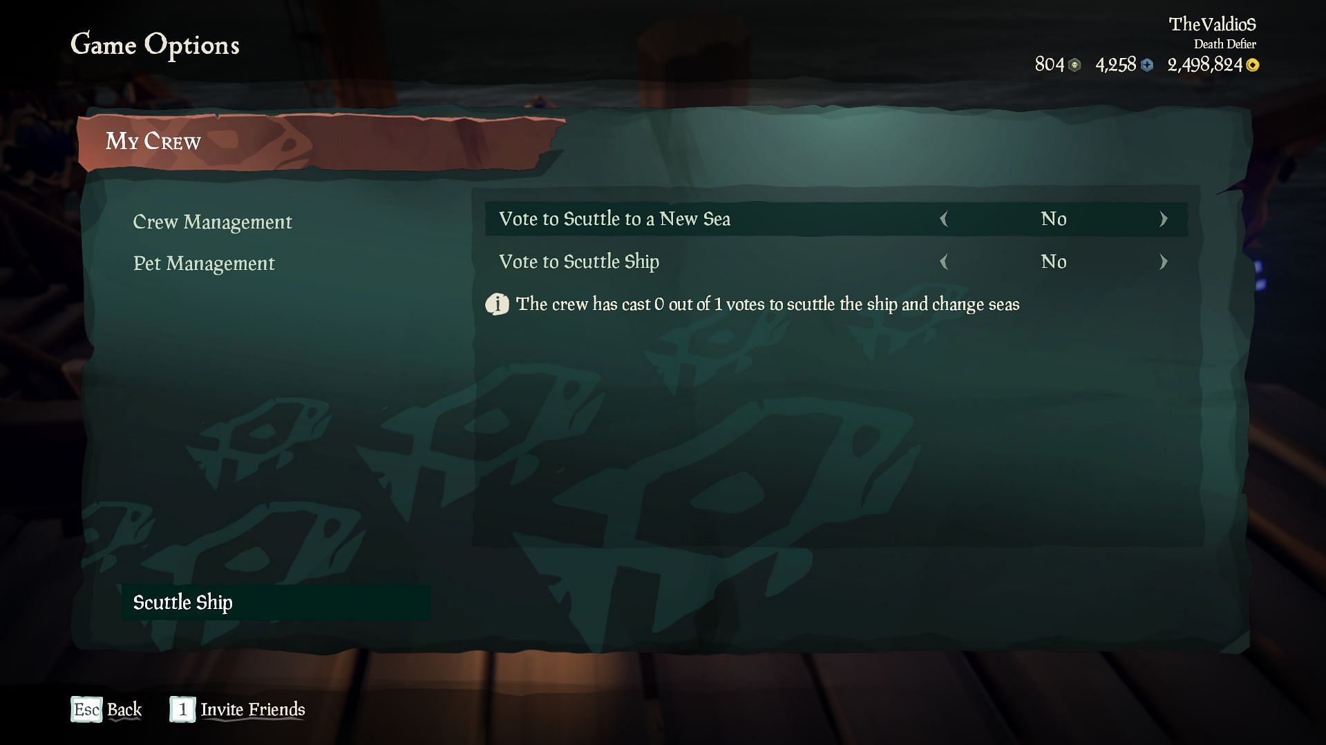 How to scuttle ship in Sea of Thieves