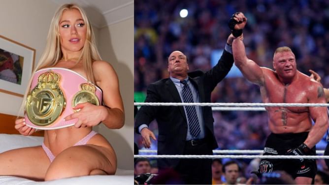 When Elle Brooke explained why she “can’t afford” to walk out with Brock Lesnar - “I actually DM'ed Paul Heyman”