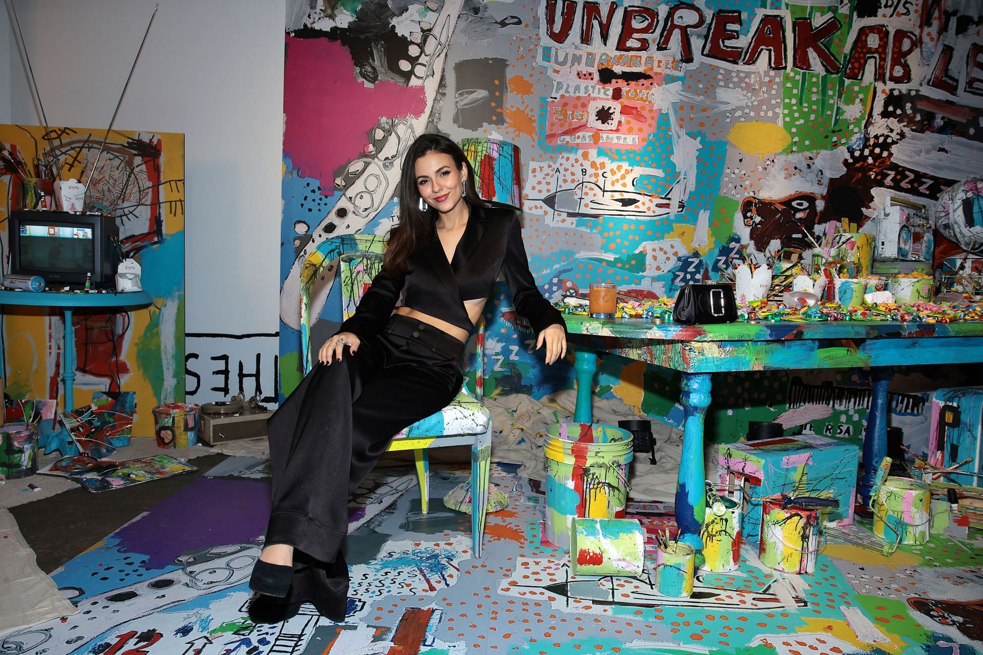 alice + olivia By Stacey Bendet X Jean-Michel Basquiat Launch Party