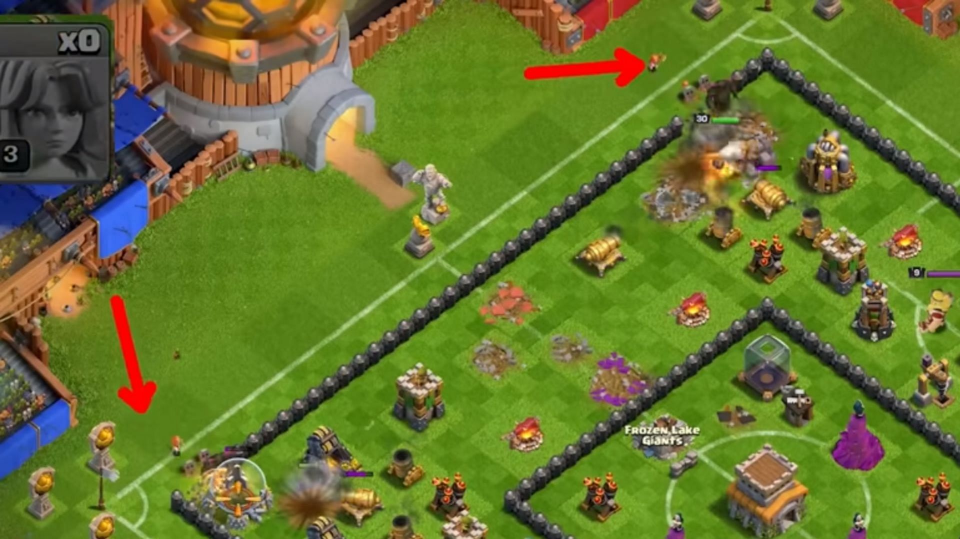 Valkyries follows the Golem (Image via Judo Sloth Gaming/YouTube || Supercell)