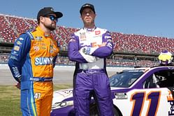 “He put himself in a box" - Denny Hamlin believes Ricky Stenhouse Jr. punching Kyle Busch was inevitable