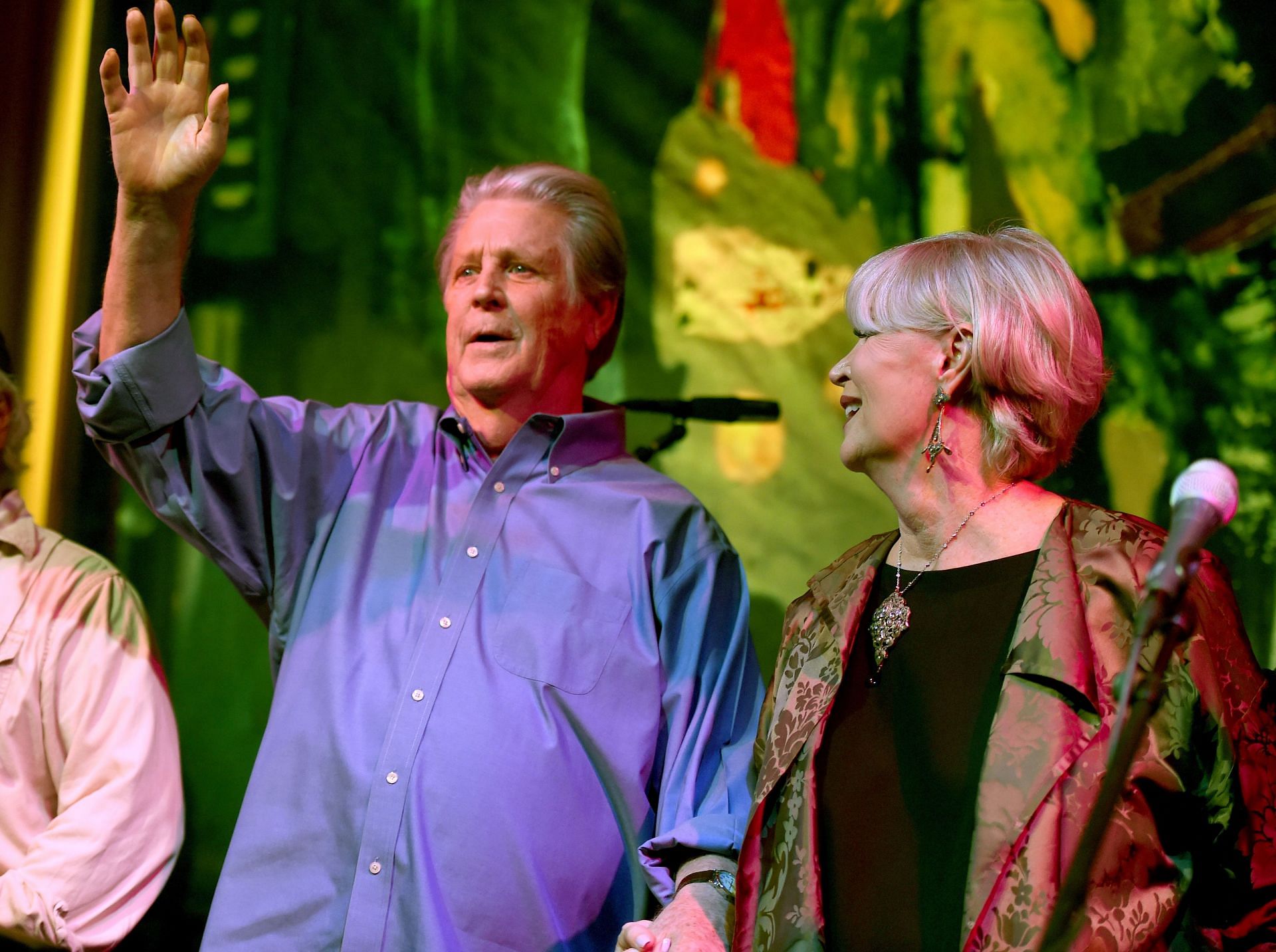 Wilson and his wife at the Roadside Attraction&#039;s &quot;Love And Mercy&quot; DVD Release (Image via Getty Images)